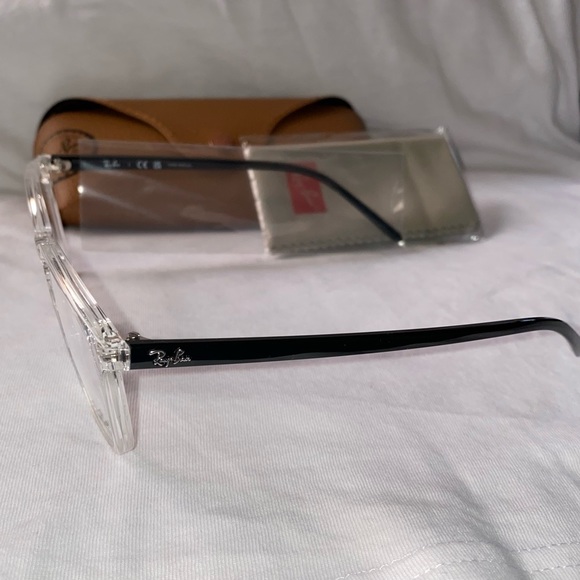 New RayBan RB 7185 Crystal Eyeglass Frame - Picture 4 of 4